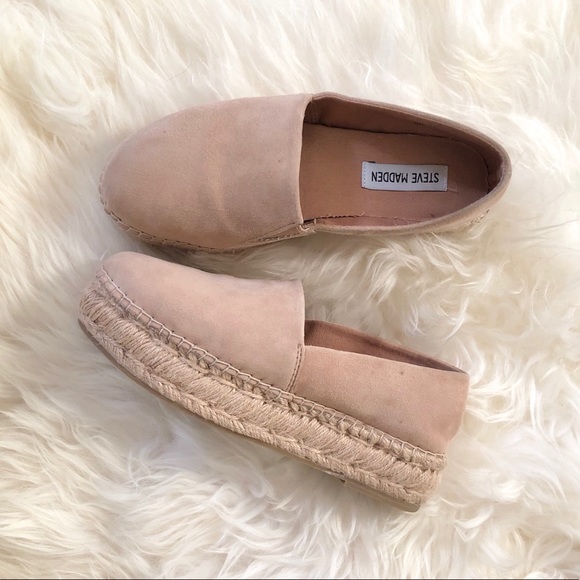 🖤 STEVE MADDEN Prisila Espadrille Flatforms - Picture 1 of 8